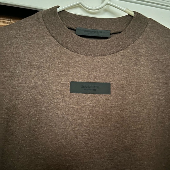 FOG ESSENTIALS HEATHER WOOD SHIRT NWT - Picture 3 of 5